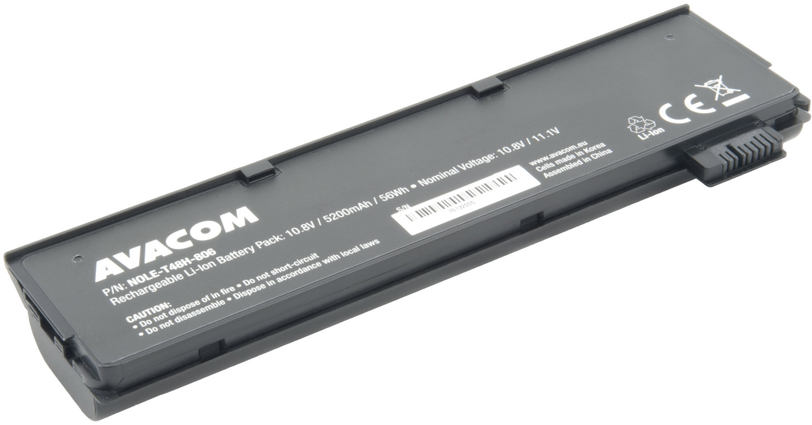 AVACOM pro Lenovo ThinkPad T470, T480, T570, T580 Li-Ion 10,8V 5200mAh