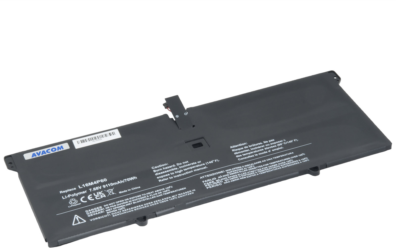 AVACOM pro Lenovo Yoga 920 Series Li-Pol 7,68V 9110mAh 70Wh