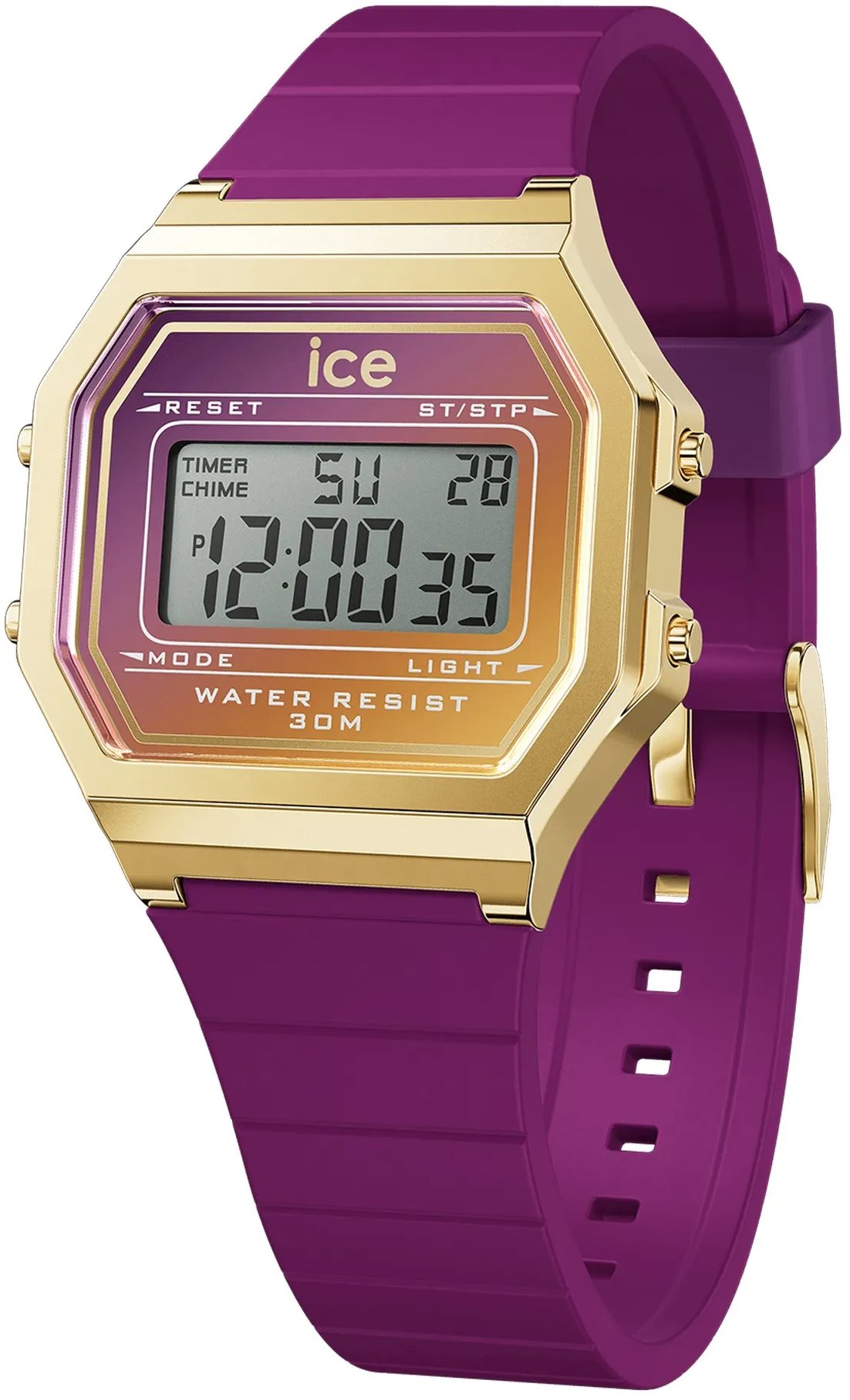 Ice Watch dámské hodinky Ice Digit Retro fialové 023311