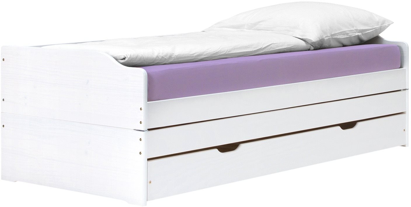 IDEA nábytek Rozkládací pohovka FENIX bílý lak