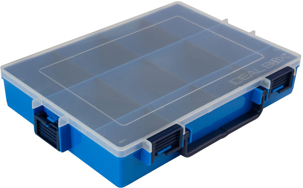 IDEAL BOX Plastový organizér XL - sv. modrá/tm. modrá