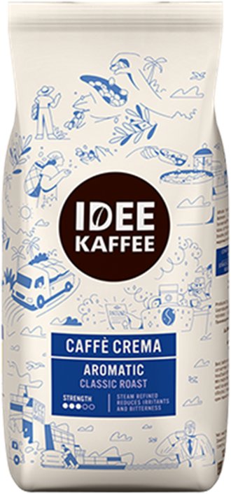 IDEE KAFFEE Cafe Crema Aromatic, zrnková, 1000g