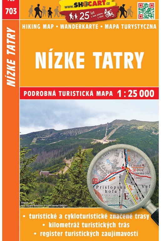 Nízké Tatry - turistická mapa č. 703