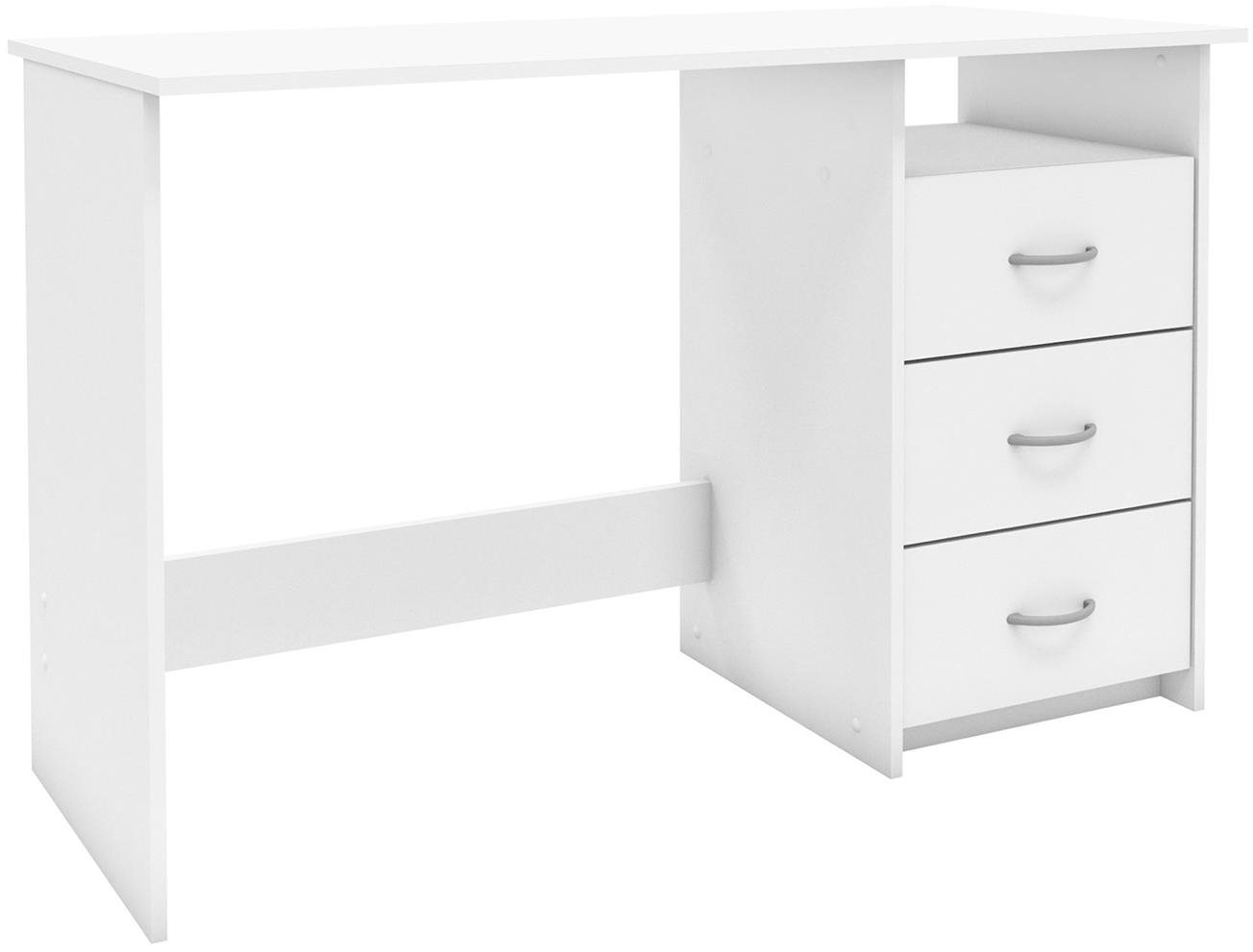 Psací stůl IDEA v perleťově bílé barvě