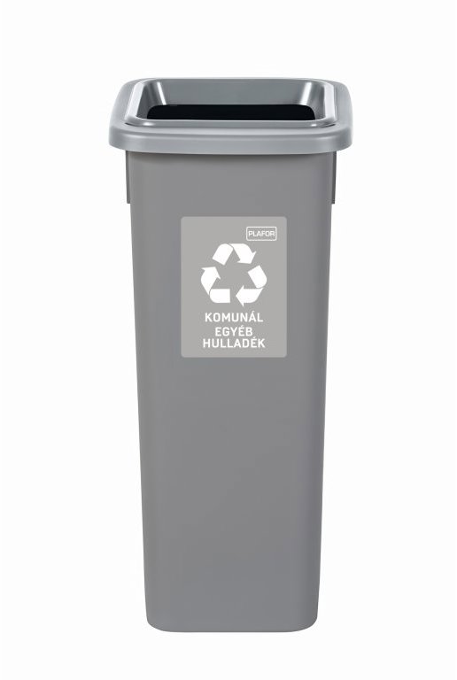 Igotrend, 713005 Koš na tříděný odpad 20 l, FIT BIN šedo/šedý
