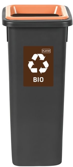 Igotrend, 714006 Koš na tříděný odpad 20 l, FIT BIN černo/hnědý