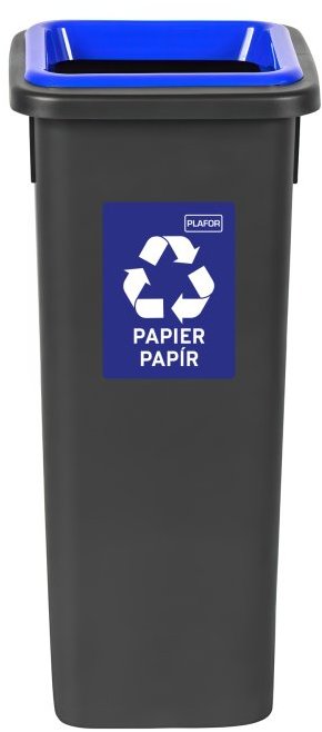 Igotrend, 714003 Koš na tříděný odpad 20 l, FIT BIN černo/modrý
