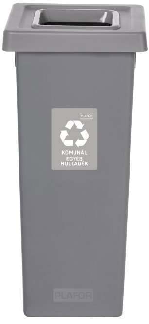 Igotrend, 719005 Koš na tříděný odpad 53 l, FIT BIN šedo/šedý