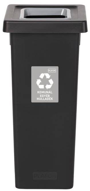 Igotrend, 720005 Koš na tříděný odpad 53 l, FIT BIN černo/šedý