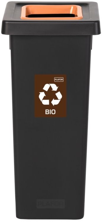 Igotrend, 720006 Koš na tříděný odpad 53 l, FIT BIN černo/hnědý
