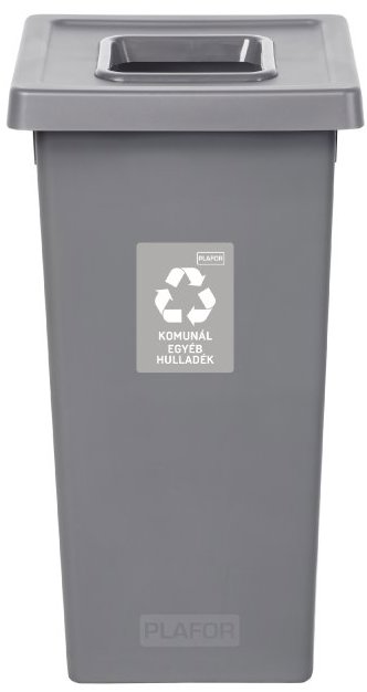 Igotrend, 723005 Koš na tříděný odpad 75 l, FIT BIN šedo/šedý
