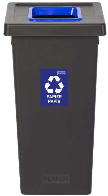 Igotrend, 724003 Koš na tříděný odpad 75 l, FIT BIN černo/modrý