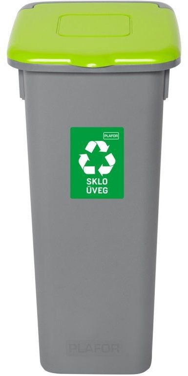 Igotrend Koš separ. odpad 53 l FLAP BIN šedý/zelený
