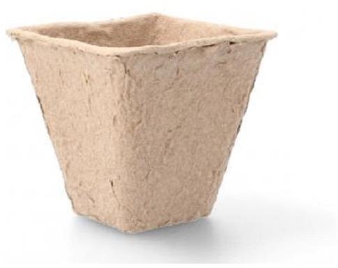 Garden Line Květináč rašelinový 8 × 8 × 8 cm, set 18 ks