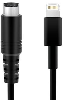 IK Multimedia Lightning to Mini-DIN cable