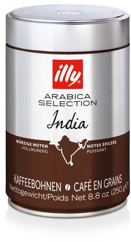 Zrnková káva illy 250g INDIA