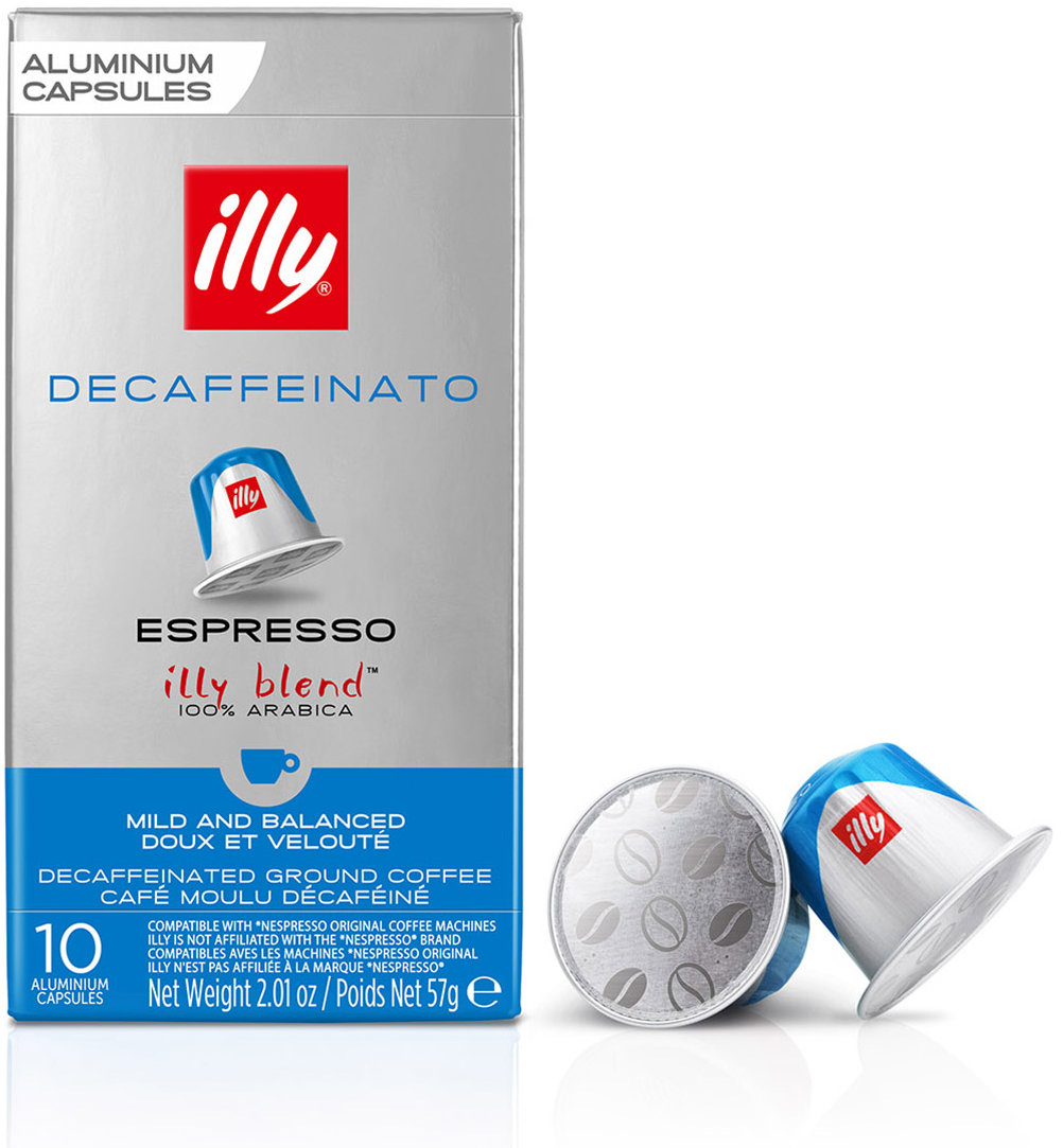 ILLY espresso bez kofeinu 10 kapslí