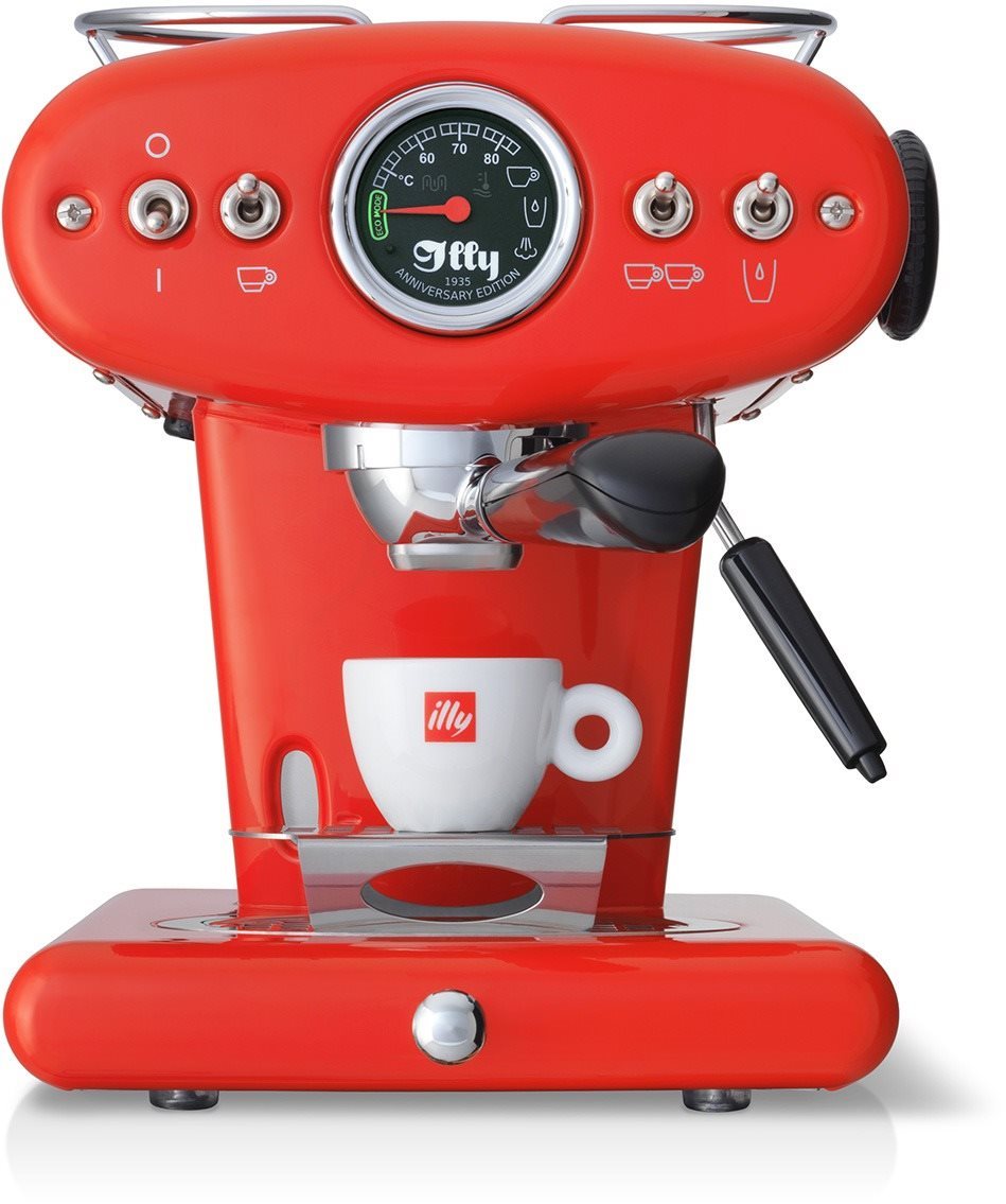 ILLY X1 ANNIVERSARY- červená - ESE/mletá