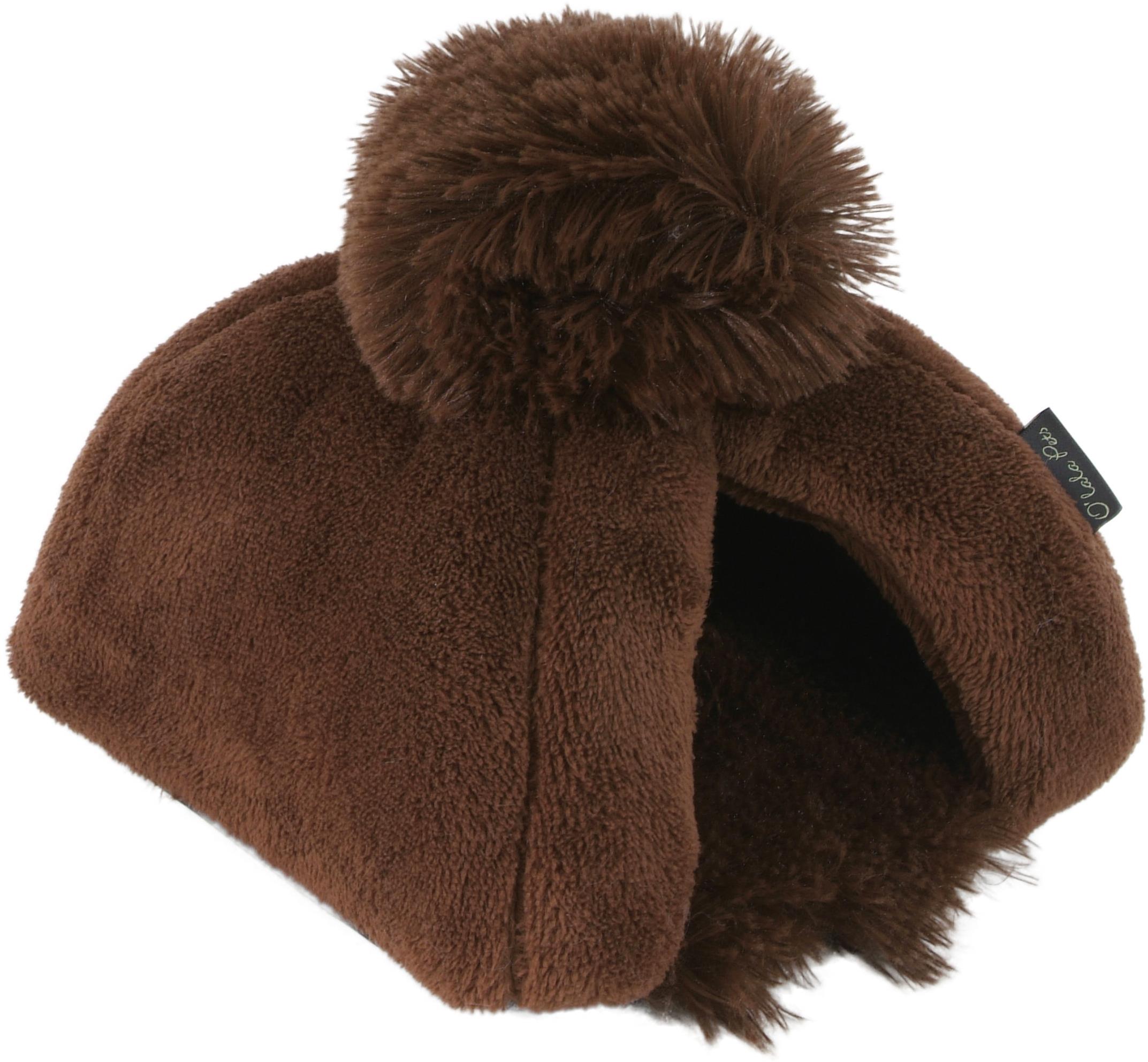 Olala Pets Domeček Soft 25 × 25 cm hnědý