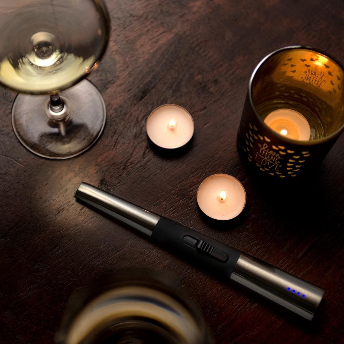 Schwarzwolf Vanilla Season MAIZURU Dobíjecí elektrický zapalovač gunmetal