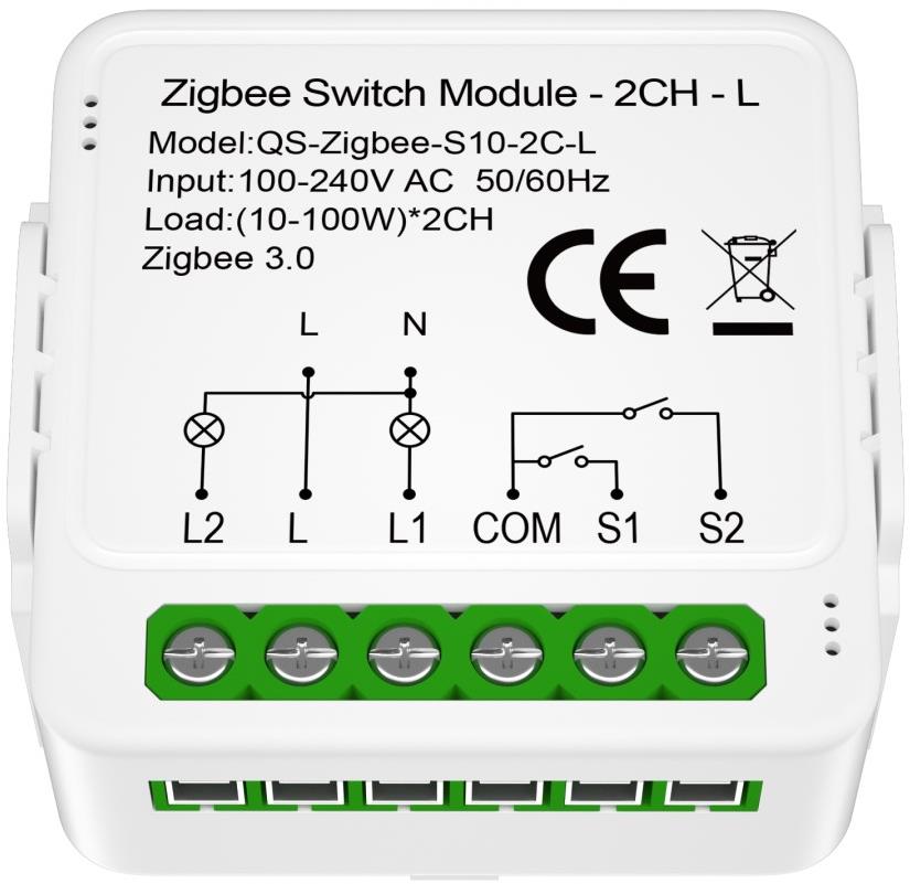 IMMAX NEO Smart kontroler (L) V8, 2-tlačítkový, Zigbee 3.0
