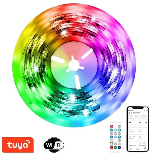 IMMAX NEO LITE Smart 5 m, RGB, WiFi, TUYA, dálk. ovladač