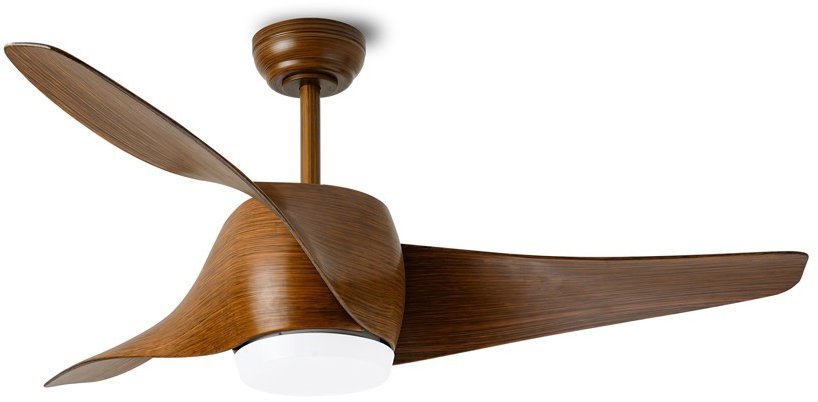 IMMAX NEO LITE WAVE Smart LED s ventilátorem, Tuya WiFi, dřevěný dekor