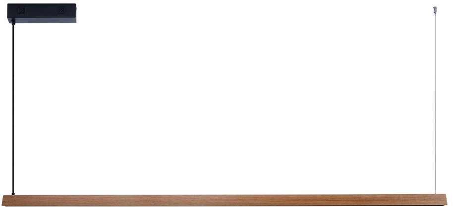IMMAX NEO-MADEIRA lineár, dub. dřevo, 202 cm, 44W, na lanku, Tuya WIFI BEACON CCT, stmívatelné