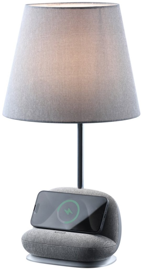 IMMAX SOFA LED s Qi bezdrátovým nabíjením, šedá