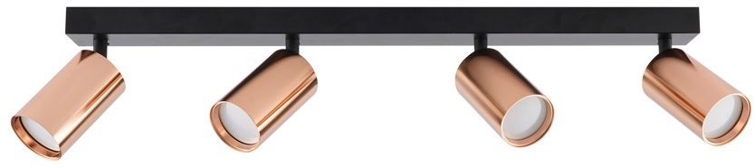 IMMAX PUNTO-4 stropní, nástěnné, bodové, linear, 4 hlavy GU10, měděné