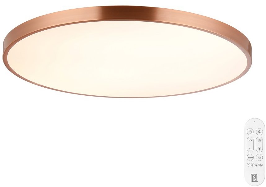IMMAX NEO LITE SEMPLICI Smart stropní Tuya WiFi BEACON 100 cm 128 W měď/rose gold