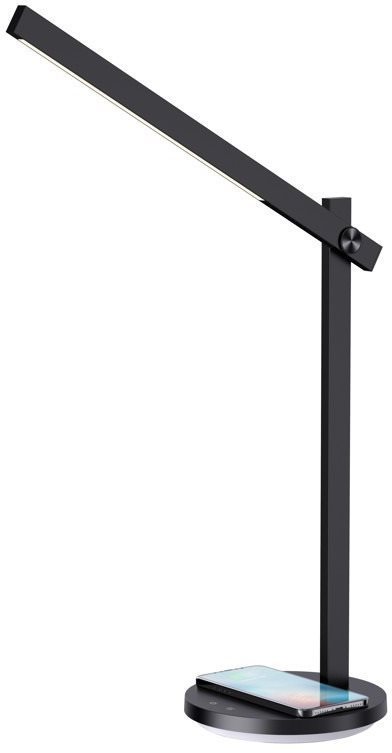 IMMAX BEAM LED stolní lampička s bezdrátovým nabíjením Qi + noční podsvícení