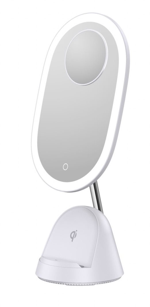 IMMAX FACE 3v1 - multifunkční LED kosmetické zrcátko s Qi nabíjením