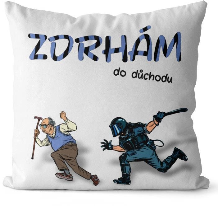 Impar polštář Zdrhám do důchodu – pro muže