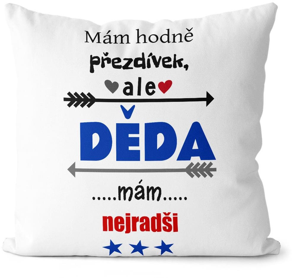 Impar Polštářek Mám hodně přezdívek – děda