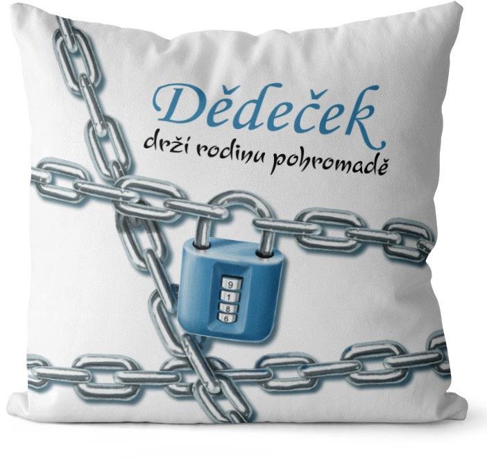 Impar polštář Dědeček drží rodinu pohromadě