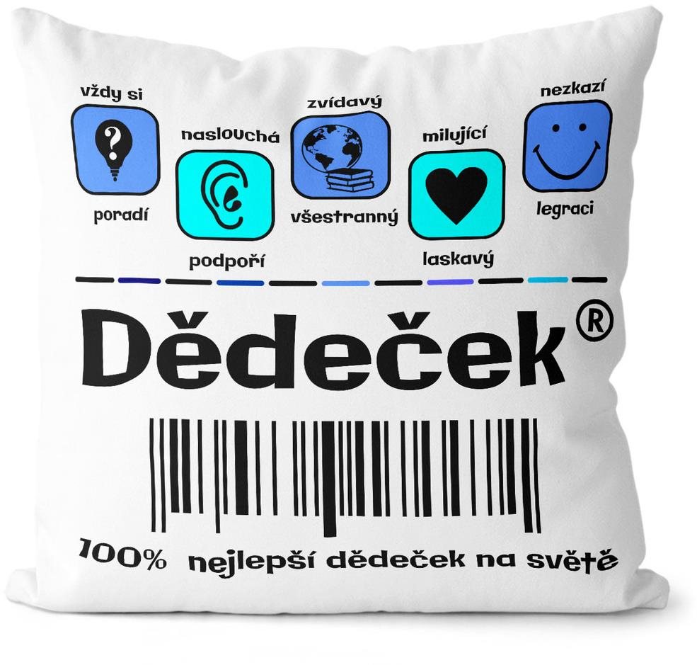 Impar Polštářek Dědeček 100%