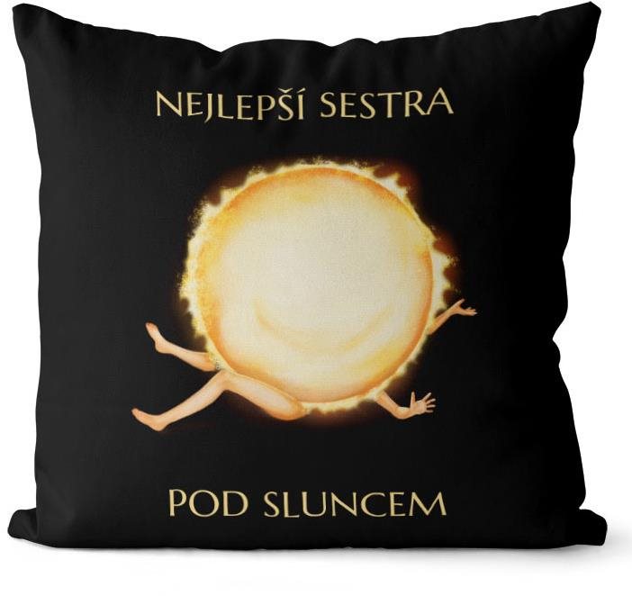 Impar polštář Nejlepší sestra pod sluncem