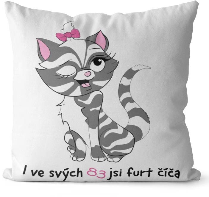 Impar polštář Jsi číča věk 83