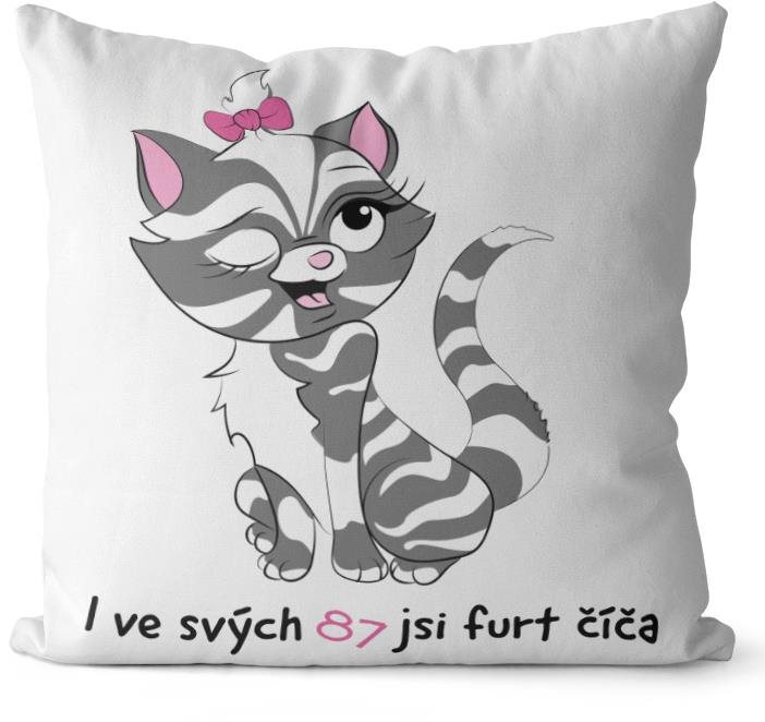 Impar polštář Jsi číča věk 87