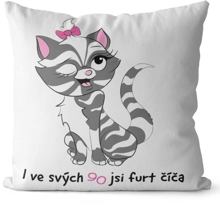 Impar polštář Jsi číča věk 90