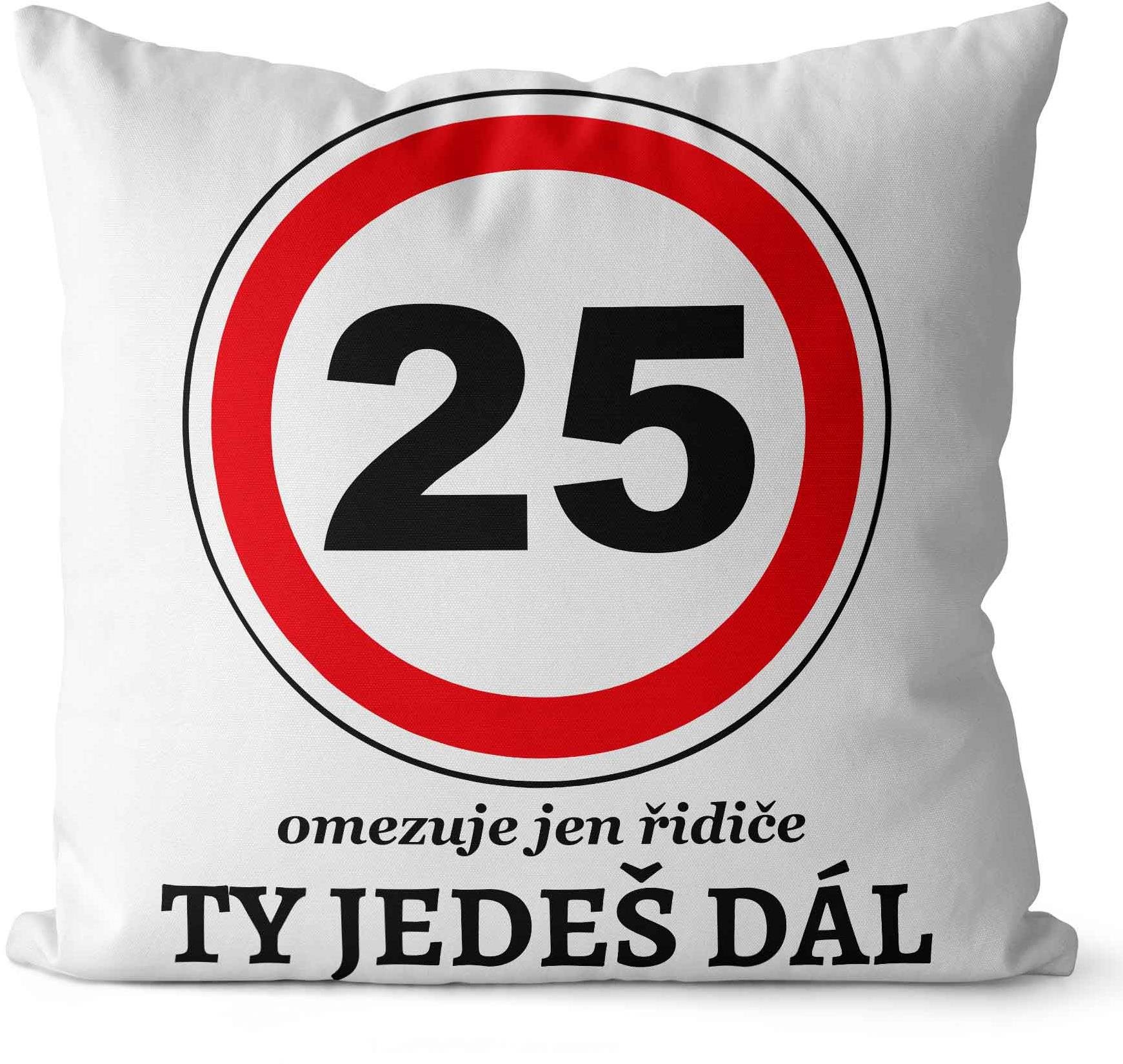 Impar polštář Ty jedeš dál věk 25