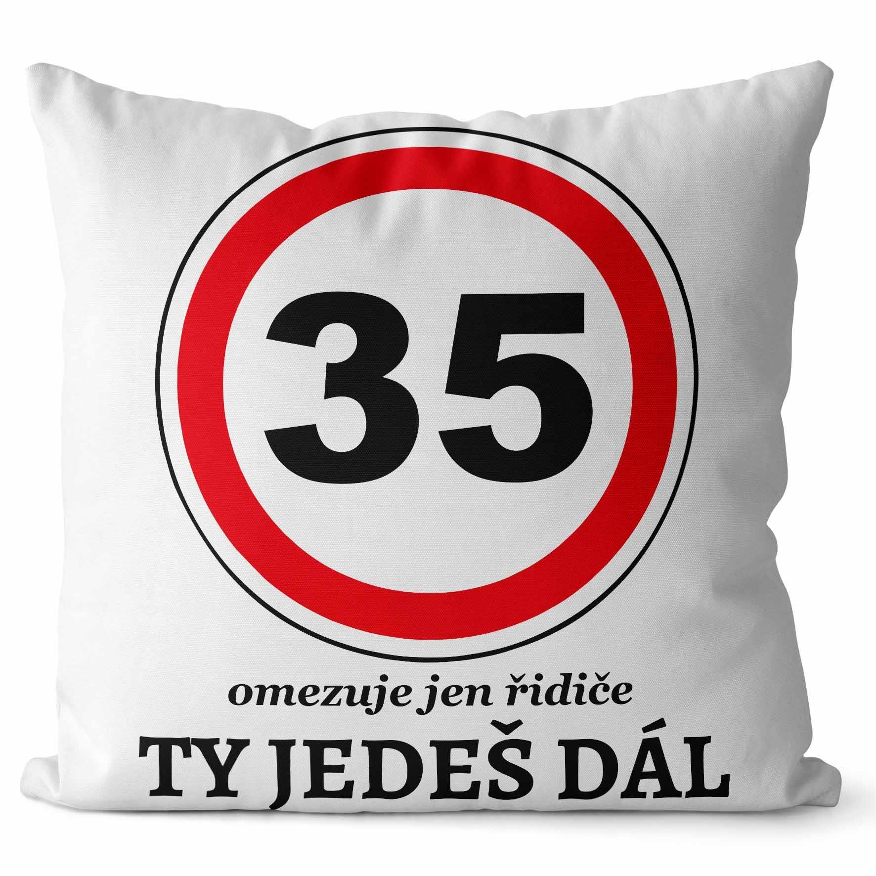 Impar polštář Ty jedeš dál věk 35