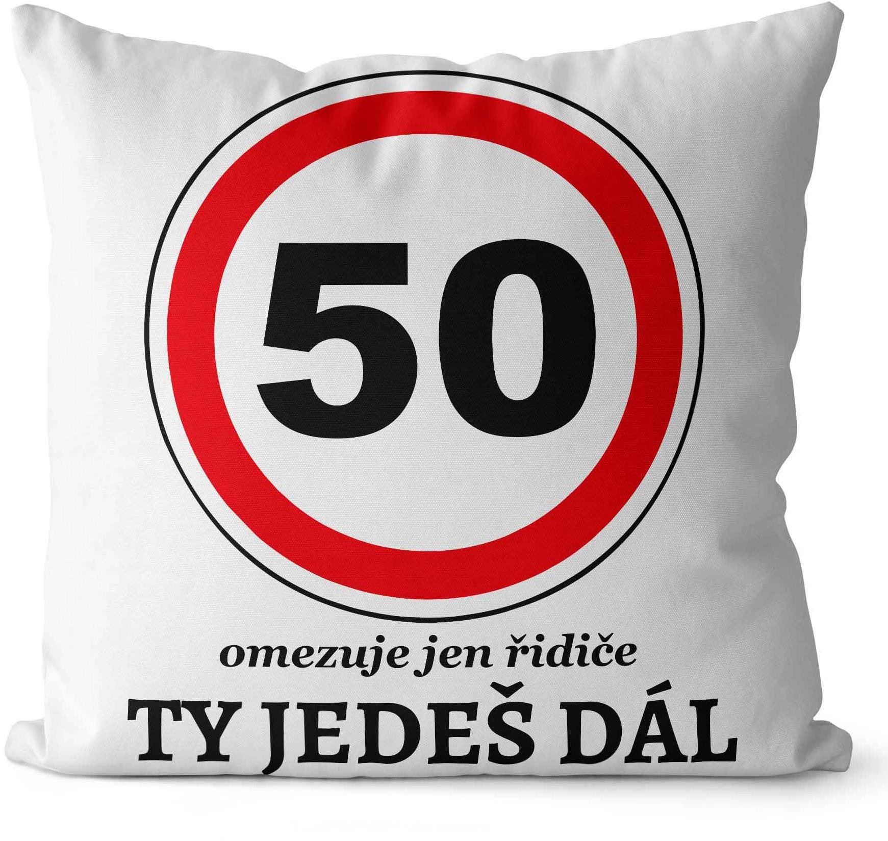 Impar polštář Ty jedeš dál věk 50