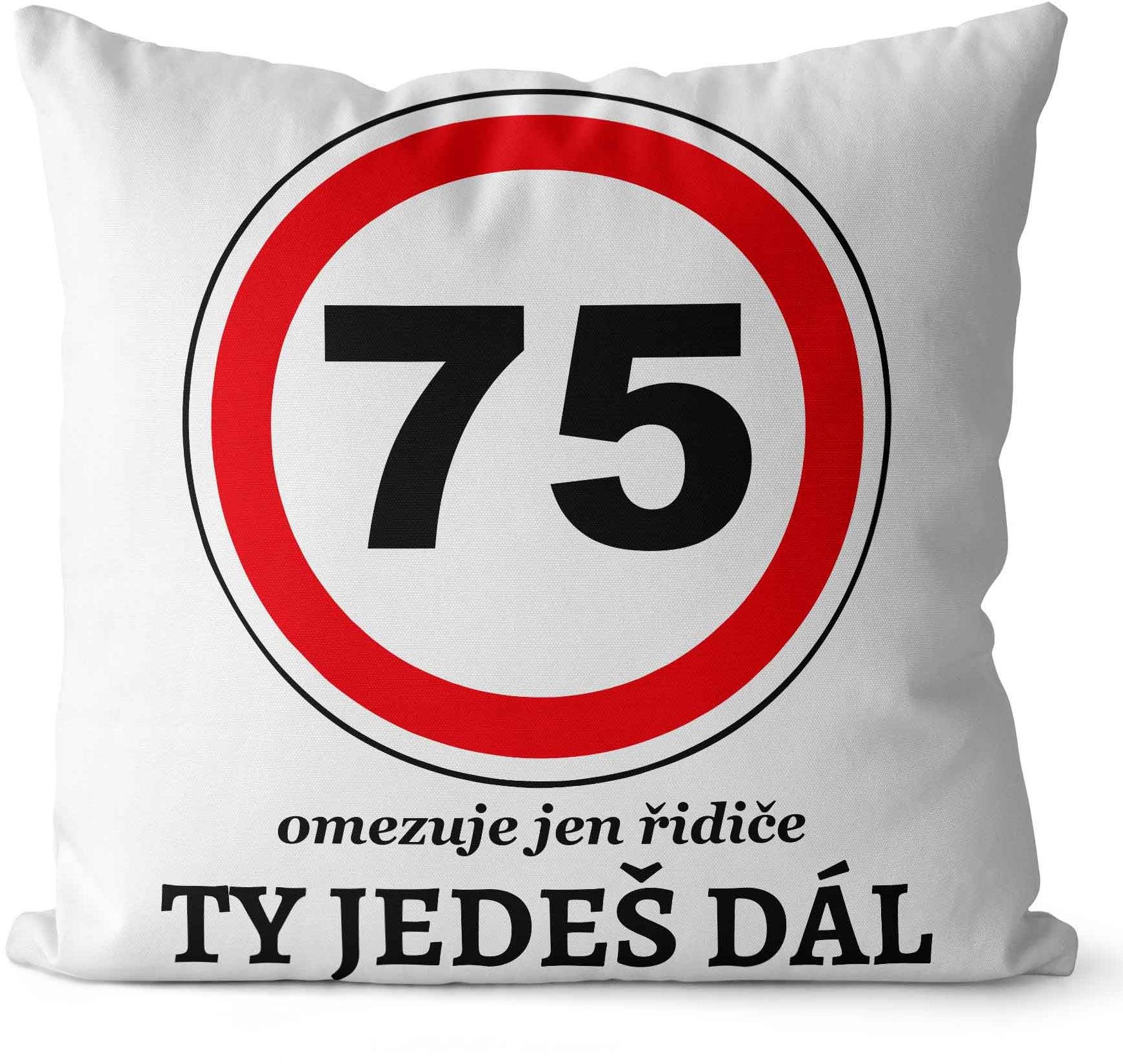 Impar polštář Ty jedeš dál věk 75