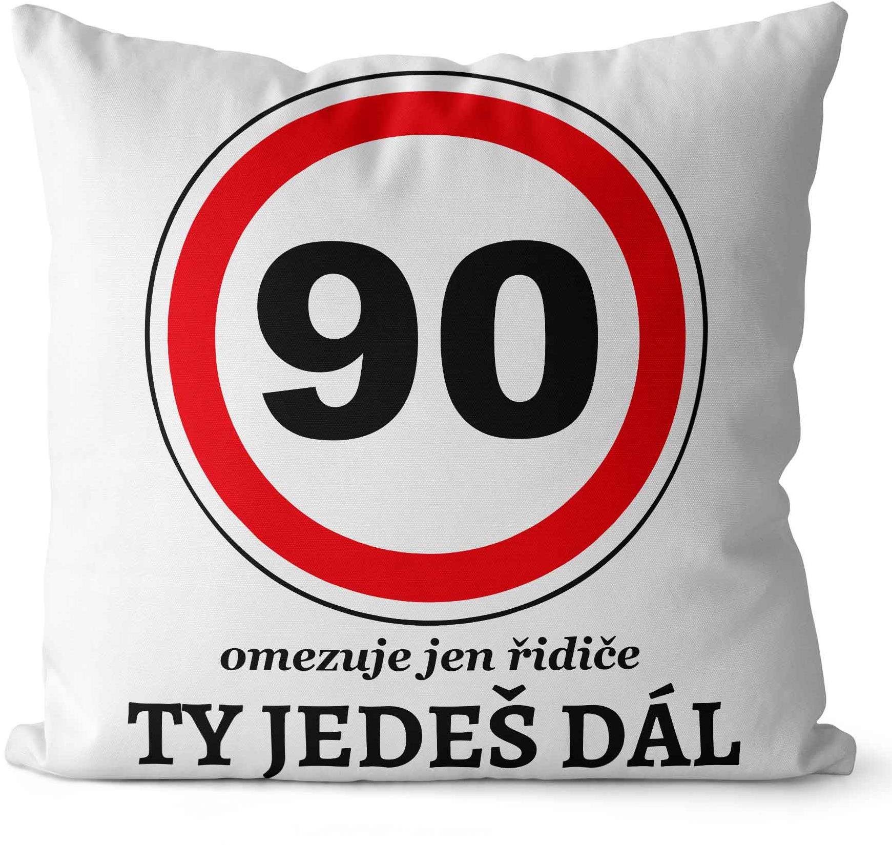 Impar polštář Ty jedeš dál věk 90