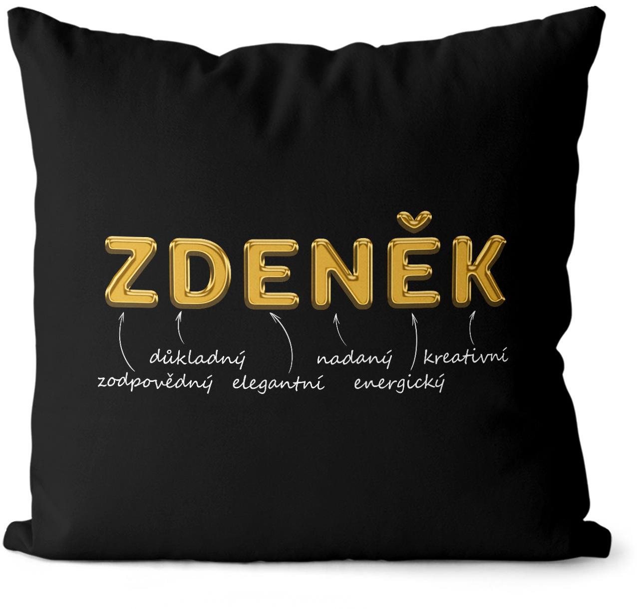 Impar polštář zlatý muž. jméno Zdeněk