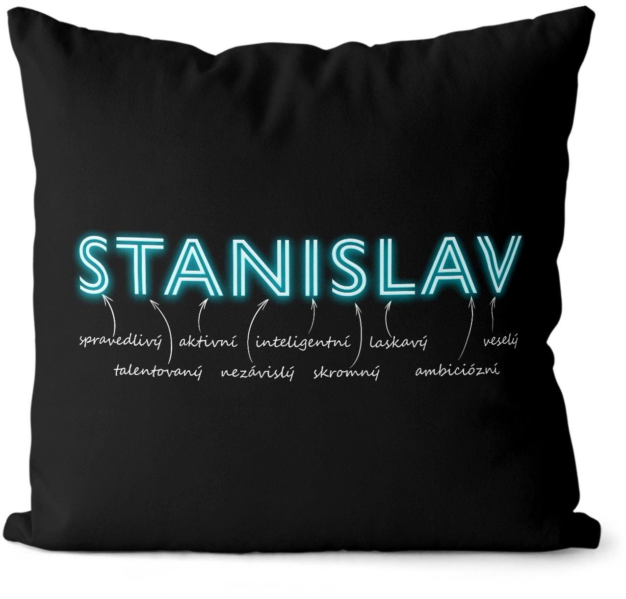 Impar polštář neonový muž. jméno Stanislav