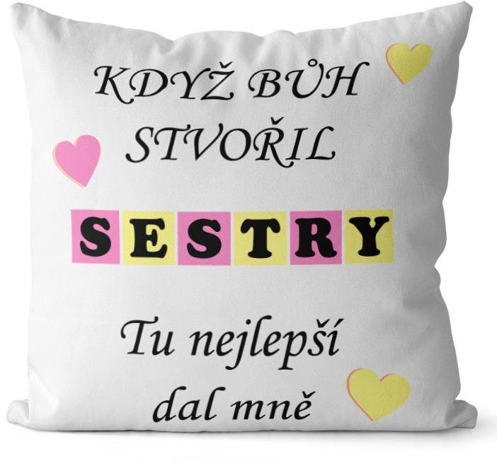Impar Polštář Když bůh stvořil sestry