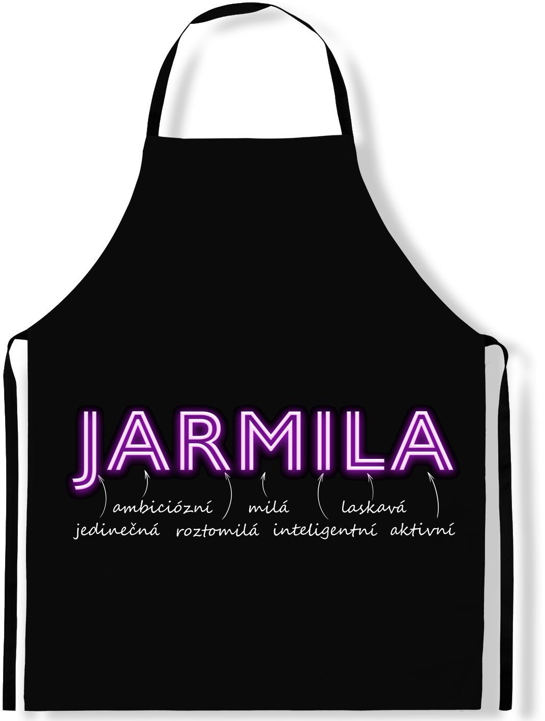 IMPAR Zástěra Ženská jména Neon, Jarmila